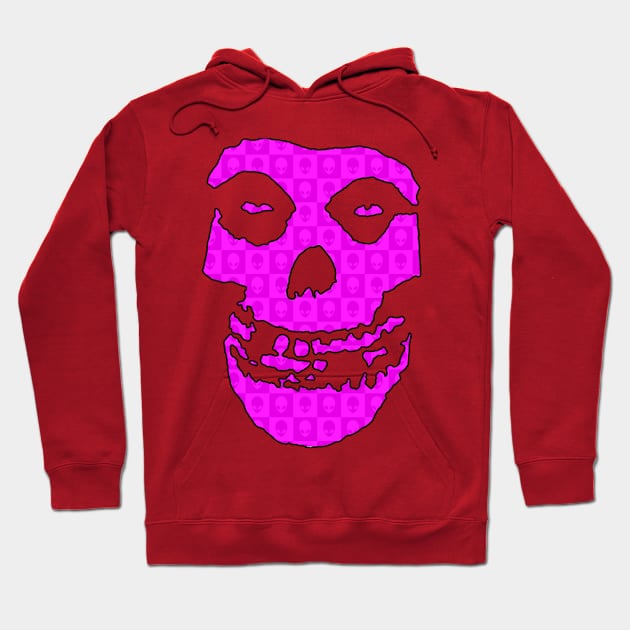 Crimson Ghost - Pink Aliens Hoodie by Controlled Chaos